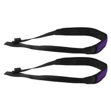2St Duurzame Polsbanden Voor Wandelstok En Trekkingstok Zwart Nylon