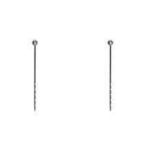 2pcs 10-14Inch Soil Sampler Probe Monitor Soil Sampler and Moisture Meter for Lawn Plant Garden Farm Soil Sampling