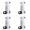 4X 4T 0.1-1L/MIN Acrylic Variable Area Flow Meter Adjustable Panel Mount Gas Rotameter Air Flow Rate Controller 1