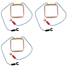 3X Square Coil Copper Coil Electromagnetic Experimental Instrument Physics Teaching Tool Square Coil Instrument