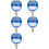 5X RTD PT100 Temperature Transmitter Module Thermal Resistance -50-100C DC24V Output 4-20MA 1