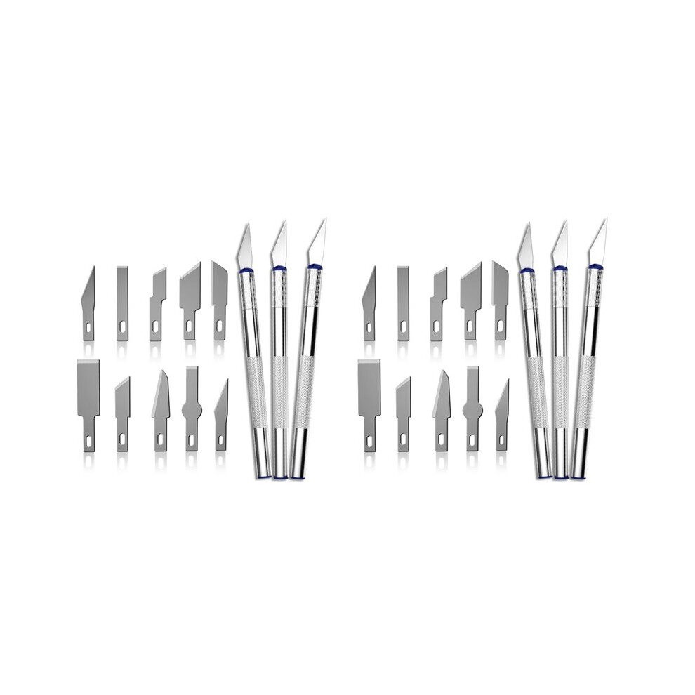 26Pcs Ngraving Carving Knife Set High Carbon Steel Scalpel Set, Multifunctional Carving Cutter Pens 6033401286036