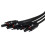 2X Y Type 4 to 1 Adapter Solar Panel Cable Wire Connectors Adapter Photovoltaic Panel Convergence Cable 2