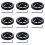 8 Set 200X6mm Industrial Aluminum Rubber Measuring Rotary Encoder Meter Wheel 1