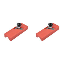 2X Placa de Gesso Chanfradora Plana de 45 Graus Máquina de Chanfrar Filete para Carpintaria Edger Tipo V