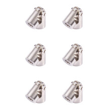 6X RC Model Ship Rotatable Universal Joint Joint Connection 4mm to 3mm