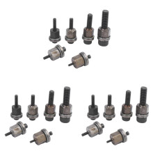 18Pcs Hand Rivet Nut Nuts Simple Installation Manual Riveter Rivnut Tool Accessory for Nuts M3 M4 M5 M6 M8 M10