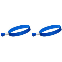 200 St Handledsarmband i Tyg, Färgade Armband för Evenemang, för Lätt Konsertarmband (Blå)