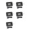 5X Waterproof LCD Display Digital Hour Meter Inductive Timer for Bike Motorcycle ATV Snowmobile Engine, Black 1