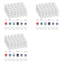 360pcs Paint Containers with Lids, 40 Strips Paint Containers Acrylic Paint with Lids for Paint Storage Classroom
