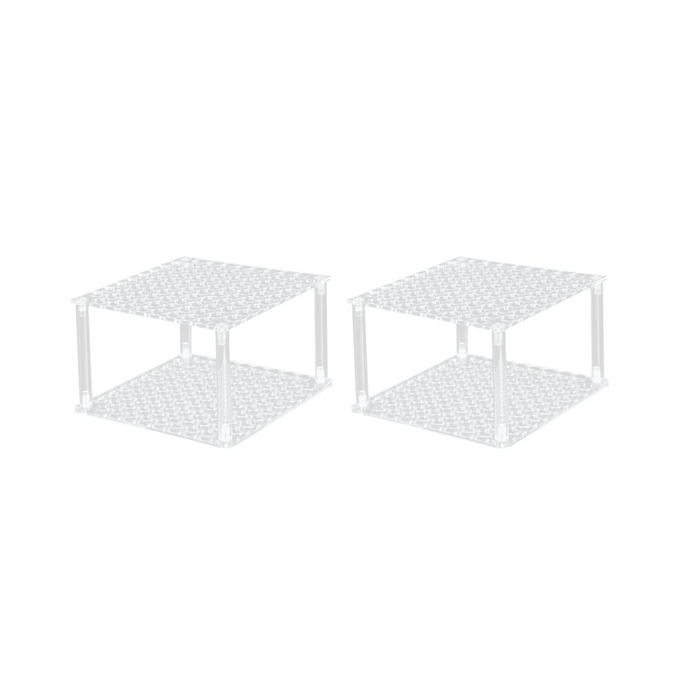 2X Acrylic Pen Display Stand, 96-Slots Colored Pencil Organizer, Display Stand Holder Transparent 6032221211716