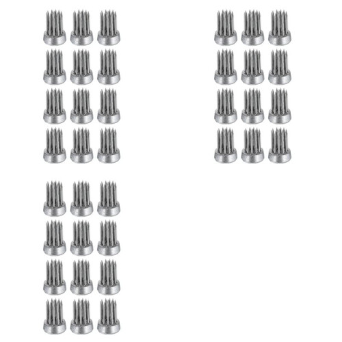 36 Peças Flower Frog, Round Stainless Floral Frogs, Flower Arranger Fixed Tool Pin Frog (Prata, 0,6 Polegadas)