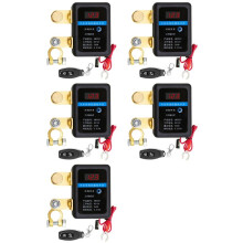 5X 12V Remote Battery Disconnect 260A Automatic Power Shut Off Car Remote Battery Cut Off