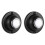 2X Door Bell Button, Metal Round Doorbell Button Wired Lighted  LED Door Buttons Replacement Solid Iron Doorbell 1