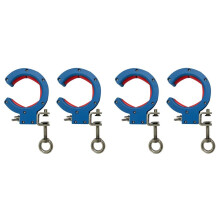 4X Cable Laying Roller Helper Adjustable Clamp Pulley Cable Wire Threading Tool Cable Tray Roller Cable Threading