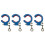 4X Cable Laying Roller Helper Adjustable Clamp Pulley Cable Wire Threading Tool Cable Tray Roller Cable Threading 1