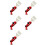 5X Multi-Angle Paint Brush Extender Red, Paint Edger Tool for High Ceilings, Extension Pole Attachment Holder 1