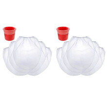 50 Pcs 5 Gallon Elastische Top Verfzeef Zakken Witte Fijne Mesh Zak Verf Filter Zak voor Hydrocultuur Schilderen Tuinieren