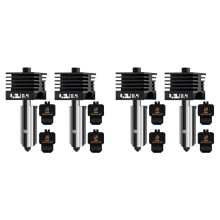 4x Upgraded 0.4mm Hotend Kit for H2D/H2S/H2C/P2S, High Temp Hardened Steel Nozzle with Silicone Socks