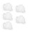 Laboratory Clear White 10UL Lab Liquid Pipette Pipettor Tips 5000 Pcs 1