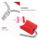2St Compacte Craft Rollers Voor Gedetailleerde Art Verf En 4