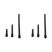 6Pcs 1/2-Inch Drive Impact Socket Extension Bar Set Cr-V Steel 3 Inch, 5 Inch, 10 Inch Hand Tool Auto Repair Tools