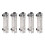 5X Black Adjustable Knob 0.1-1 GPM Panel Type Water Flow Meter LZM-15 1