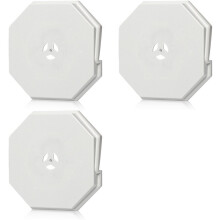 3pcs Vinyl Siding Mounting Block Kit with Built-in Electrical Box, 130110006001 Vertical Siding Lamp Mounting Plate