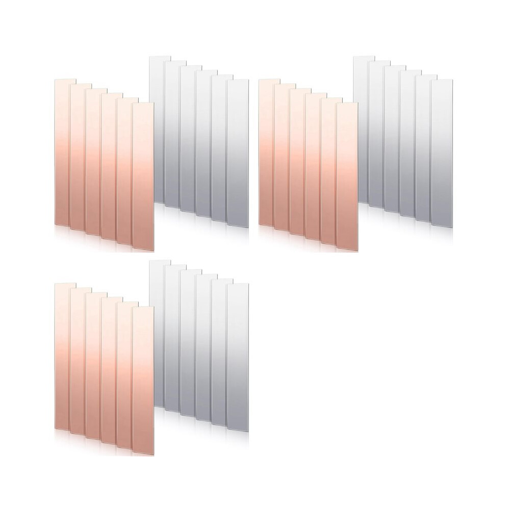 36 Pcs Pure Copper Zinc Anode Sheet 99.9% High Purity Copper Zinc Electrode Strips 0.04 Inch X 0.98 Inch X 5.98 Inch 6033788161926