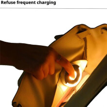 Purse Light with Clip , Rechargeable Tote Bag Lighting Lamp with Clips, Women Handbag Light Bag Warm 2PCS