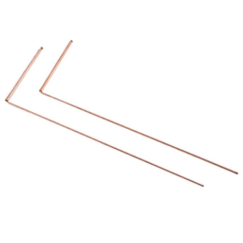 Copper Dowsing Rod Pure Copper 4PCS Divining Rods - for Divining Water, Treasure(A) 2