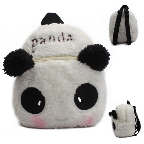 1School Backpack Wit, Panda Baby's En Jonge 1