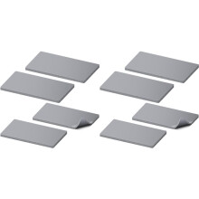 Hat Press-Accessories - 8Pcs Silicone Heat Press-Pad,2 Sizes (7.87x3.35Inch+6.50x2.60Inch),for DIY, Business & Home Use
