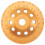 4pcs 150mm 7 Inch Diamond 2 Row Segment Grinding Wheel Sanding Disc Sander Grinder Cup Abrasive Tools 22mm Hole 4