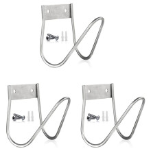 3X Garden Hose Hanger,Heavy Duty Garden Hose Hanger Wall Mount for Water Hose, Extension Cords, Air Compressor Hose