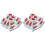 200pcs Luer Stopper Red Closing ConesSterile Cap Dual Function Luer Lock Caps for Male/Female Connectors Syringes Tips 1