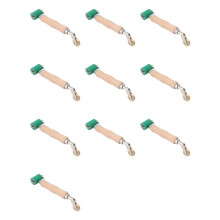 10pcs 40mm Wallpaper Roller Seam Roller Steel, Wood Handle Silicone Seam Roller Dual Use Brass Wheel for PVC Welding B