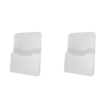 2X Practical Magnetic Wall File Holders Holder Whiteboard Versatile Storage Box Desktop Container Easy to Store