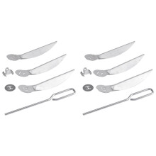 2Ensemble Kit de Système de Nettoyage à une Touche pour Grilles de 18-1/2 Pouces pour 7443 90719 Pièces de Rechange pour Barbecues à