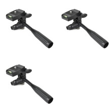 3X Stativkopf, Laser-Nivellierplatte, Kunststoffadapter, Armhalterung