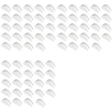 72 Peças de Suportes de Números de Mesa Brancos, Suporte de Nomes de Mesa de Casamento Leve de Madeira, Suportes de Cartões de Lugar de Tamanho