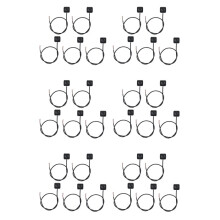 30-Teiliger Momentschalter, Momentan-Druckknopf, ein/Aus-Schalter, 12 V, 24 V, -Tastenschalter für Oberflächenmontage