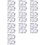 20pcs ECG 7 Step Ruler,ECG 7 Step Ruler for ECG/EKG Interpretation,ECG Reference Guide Ruler,EKG Calipers Measuring Tool 1