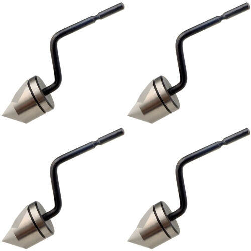 4X Countersink Blade,Inner Hole Chamfer Deburring Repairing Blade for Wood/Plastic/Steel, Replacement Countersink Blade
