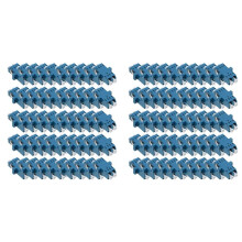 100Pcs LC APC Duplex Fiber Optic Adapter LC APC Optical Fiber Coupler LC APC Fiber Flange LC Connector