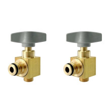 2X Gas Boilers Accessories Bag Round Water Refill Valve Assembly for Vaillant Wall Hanging Furnace Replacement
