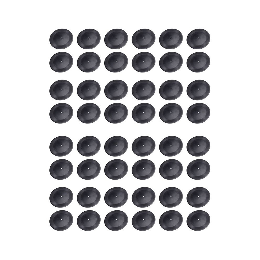 Blank Vinyl Records 7 Inch Cd For Room Decor Cd Wall Decor Vinyl Records Decor Black Fake Records Decor (48 Pieces) 6031199741423