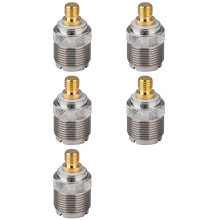 5X UHF SO239 Connector for GP328 Walkie Talkie Car Antenna RF Coaxial Connector Adapter SO239 Female to Flat M6