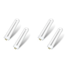Bug Zapper Light Bulb Replacement for 15W Bug Zapper with 4-Pin Base,15W-BL U Shaped Twin Tube Bulb for T6 Lamp,4 Pack