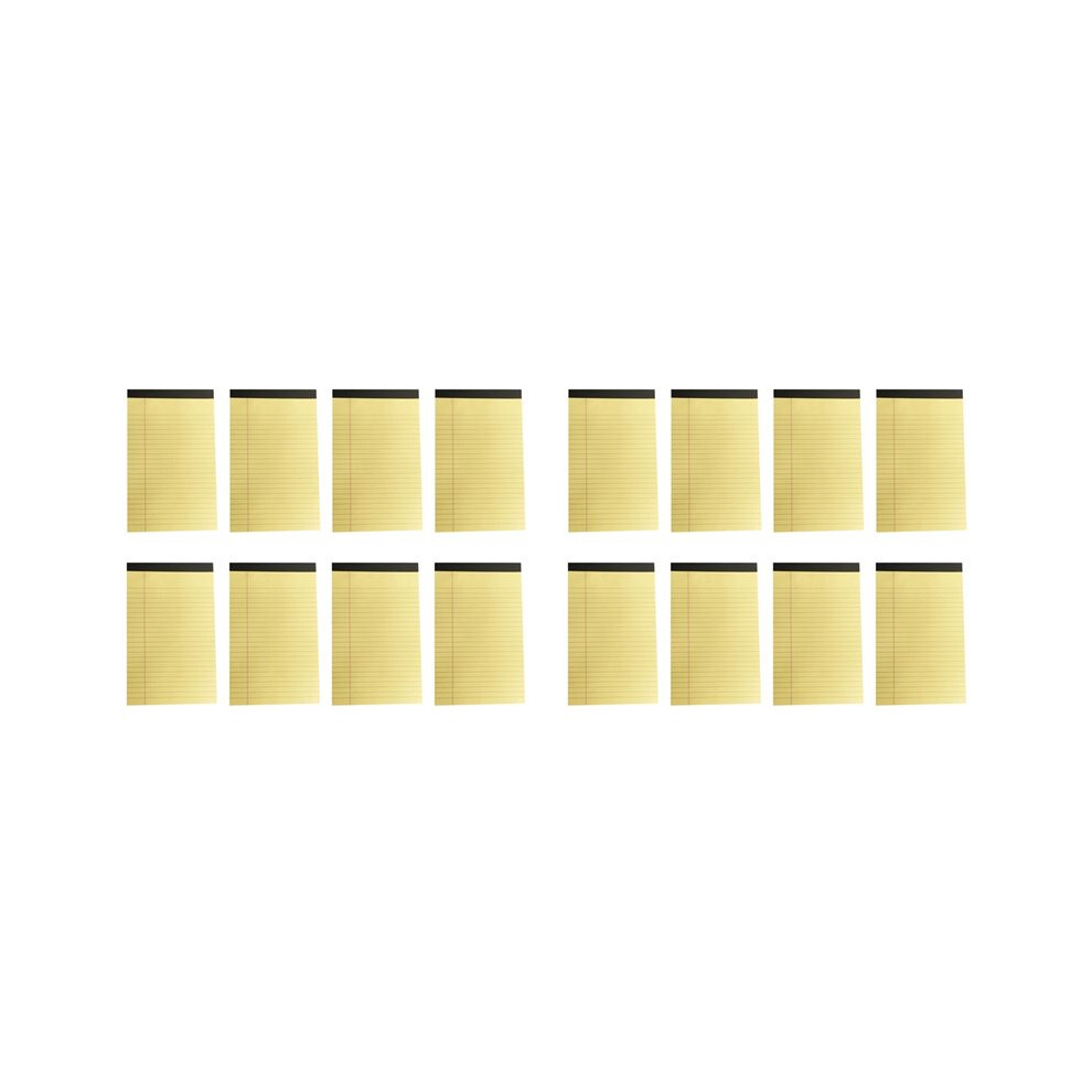 Photos - Interior Door Yellow Pads 5X8 Notepads, 16 Pack Small Note Pads 5X8 College Ruled Perforated Memo Pad for Work